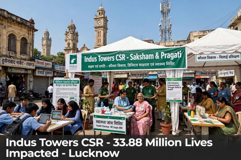इंडस टावर्स के सीएसआर प्रयासों से करोड़ों लोगों को मिला लाभ